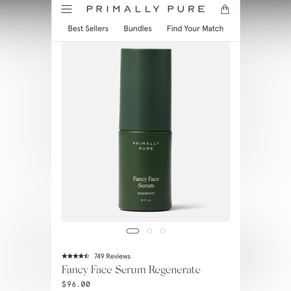 Primally Pure Fancy Face Serum